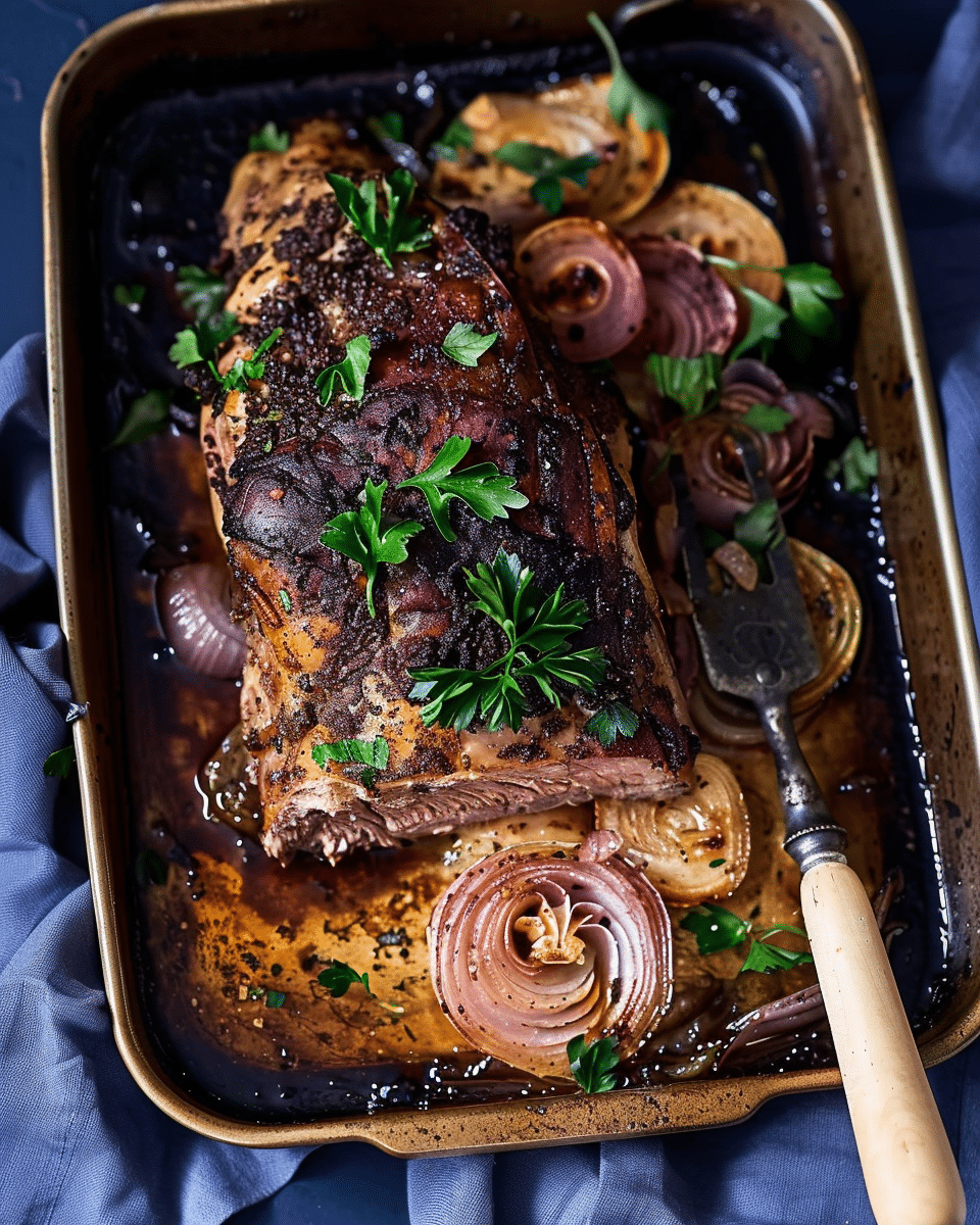 Slow-RoastSpiced Lamb Shoulder with Sumac Onions