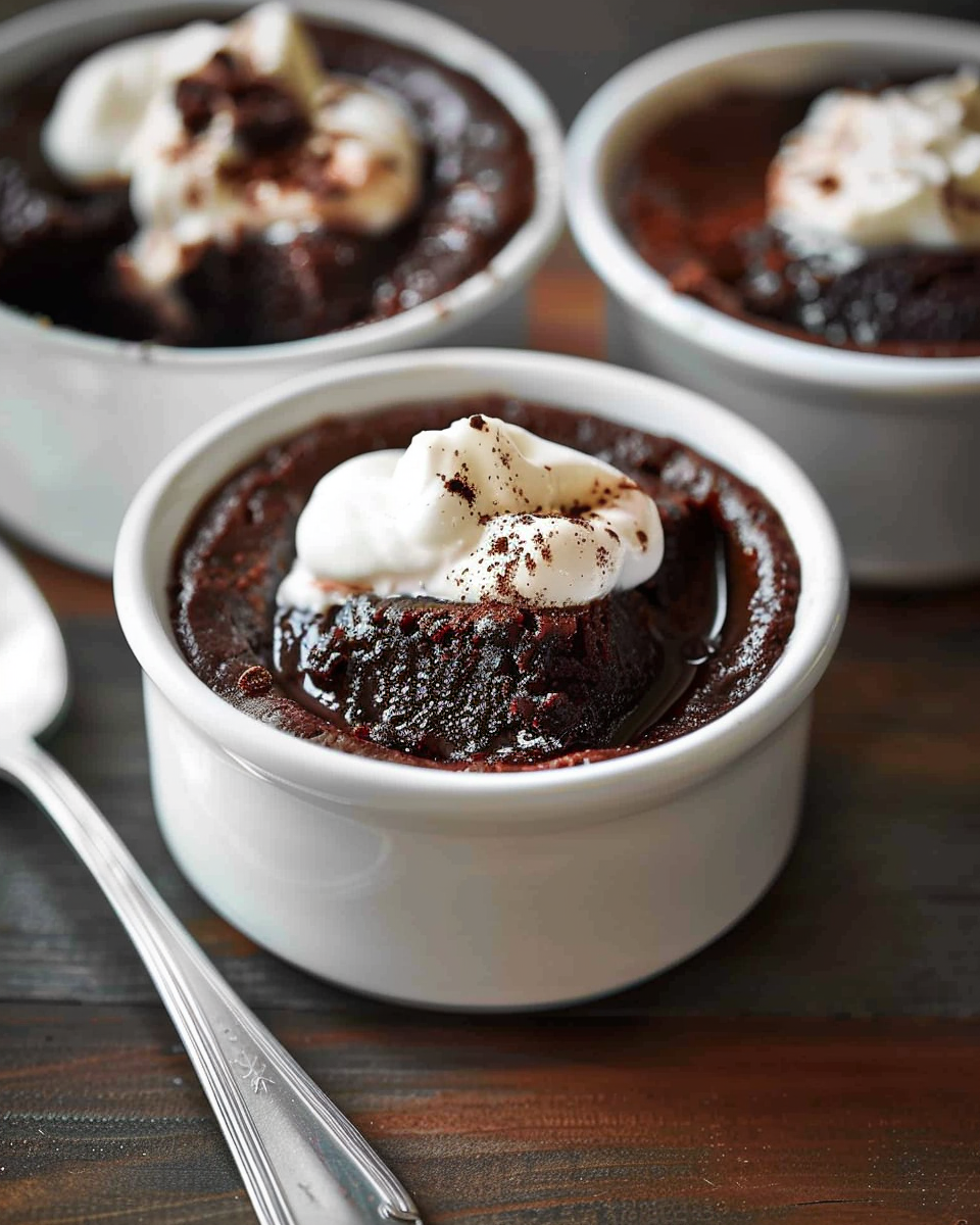 Slow Cooker Brownie Pudding