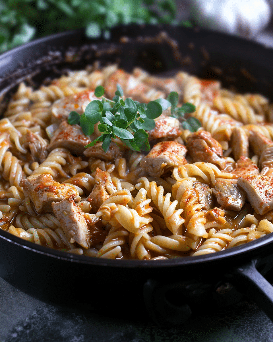 Smoked Paprika Chicken Pasta