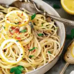 Spaghetti with Anchovy and Lemon
