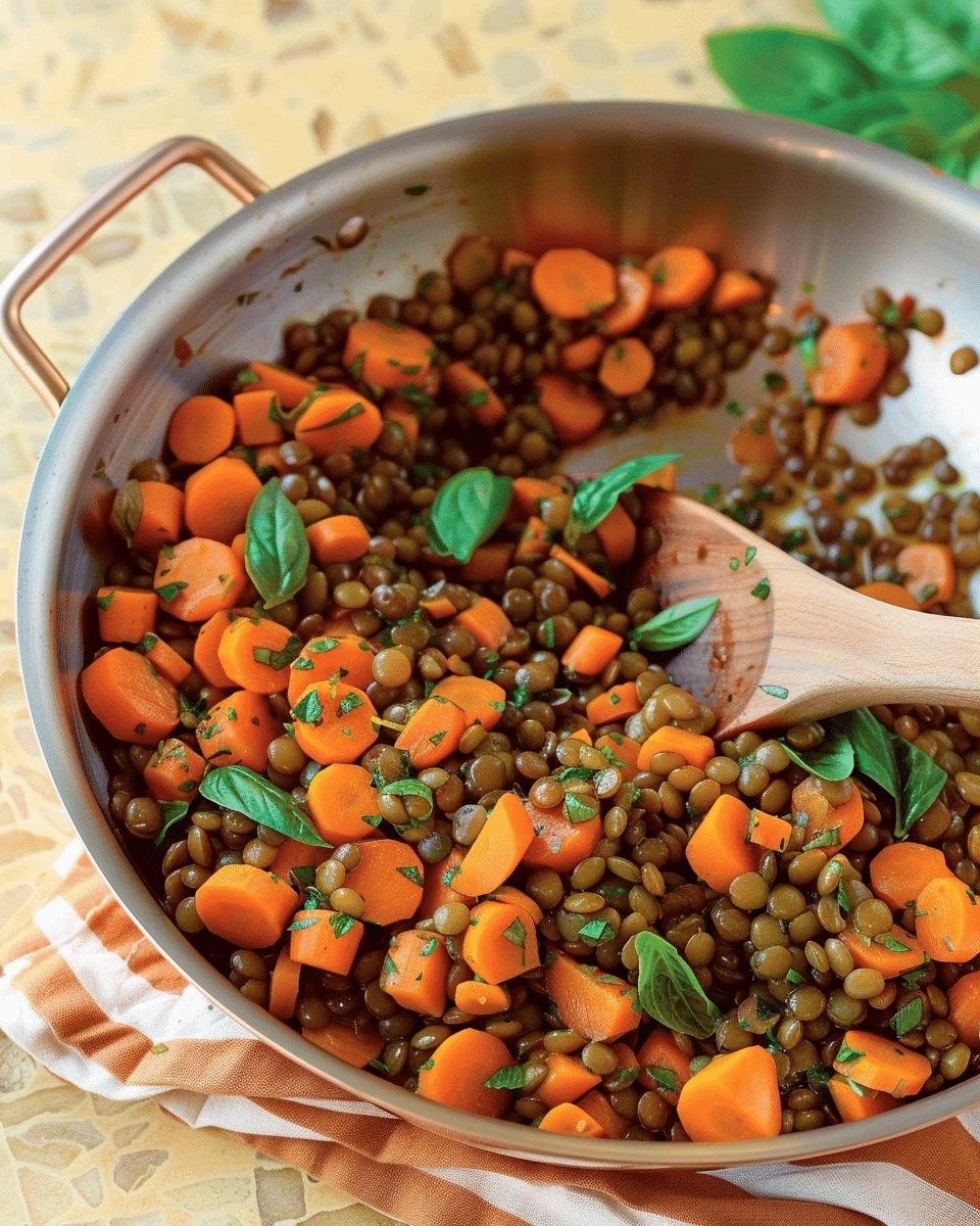 Spiced Lentils with Carrots