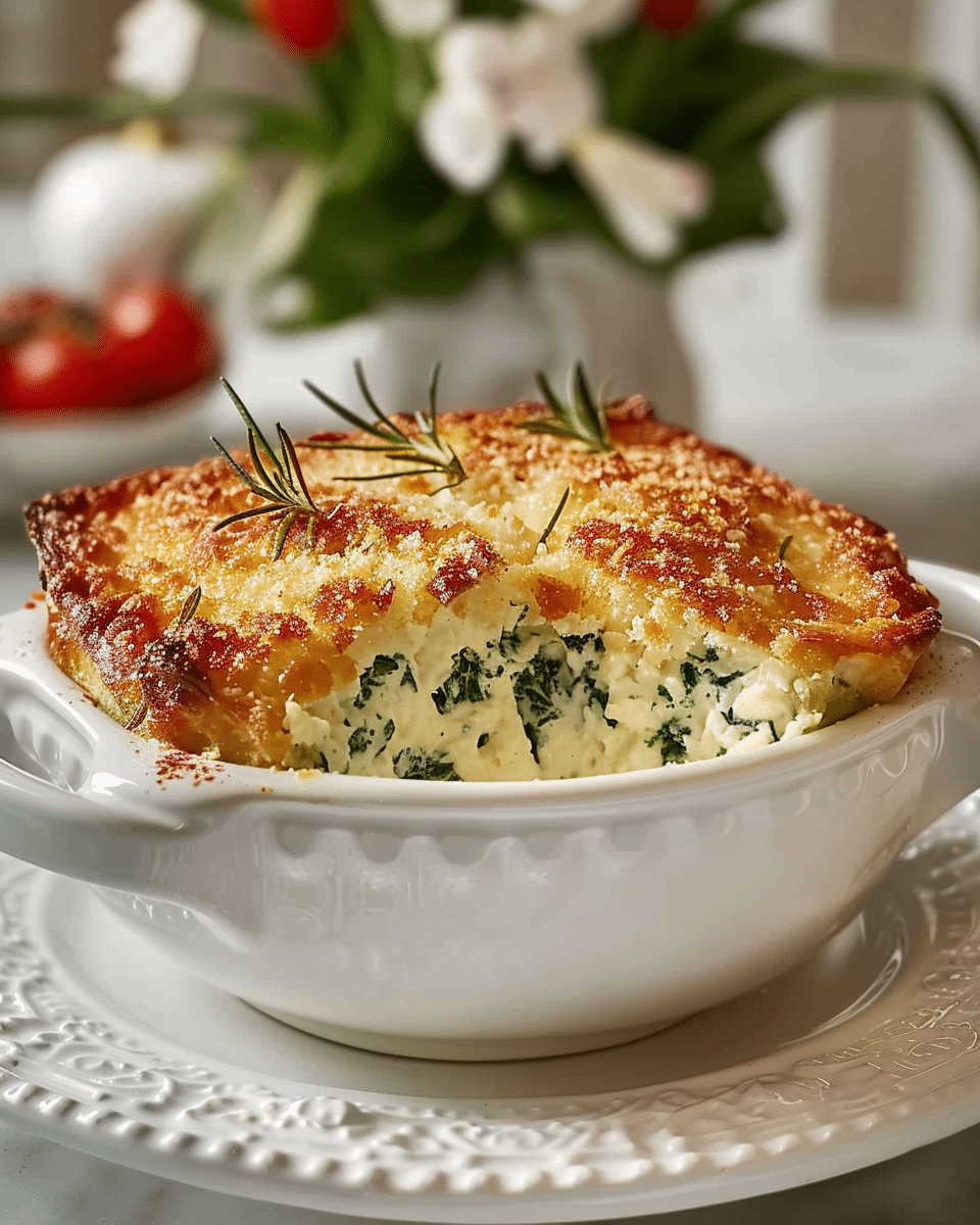 Spinach Ricotta Brunch Bake