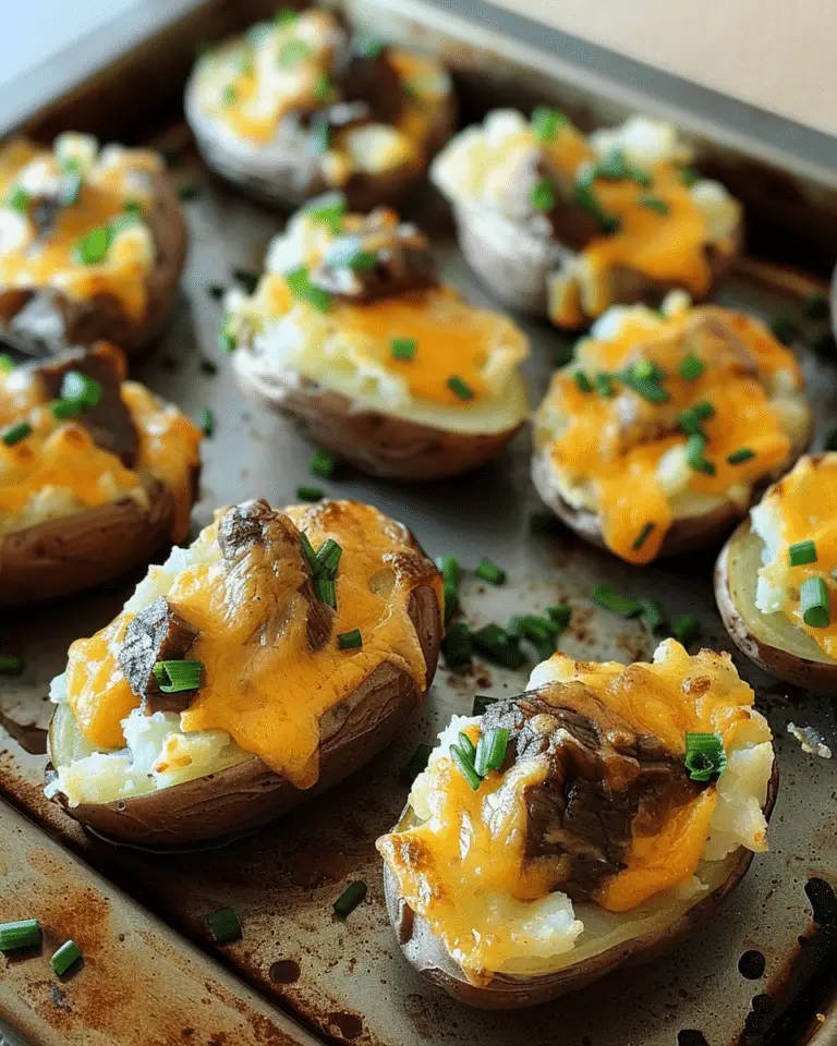 Steak Loaded Twice Baked Potatoes