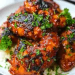Sticky Garlic Gochujang Chicken