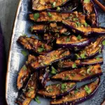 Stir-Fried Japanese Eggplant with Garlic and Ginger