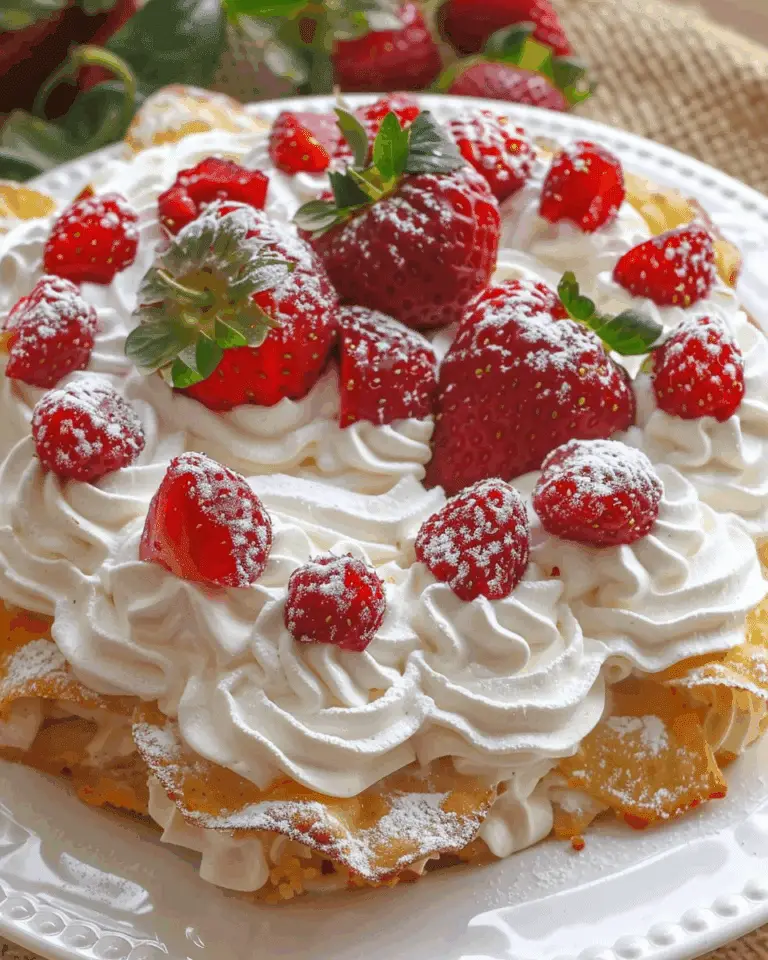 Strawberry Cheesecake Nachos