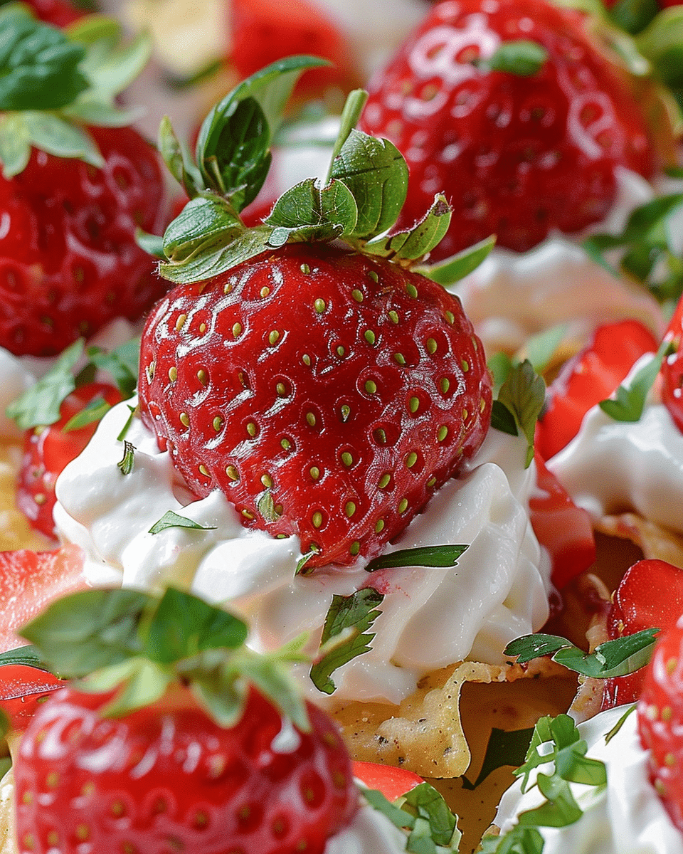 Strawberry Cheesecake Nachos