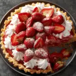 Strawberry Shortcake Freezer Pie