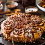 Sweet Potato Cinnamon Rolls with Maple Brown Sugar Glaze