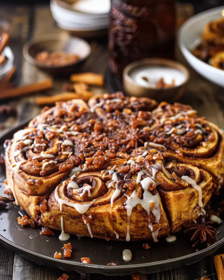 Sweet Potato Cinnamon Rolls with Maple Brown Sugar Glaze