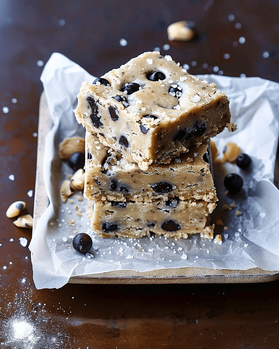 Tahini, Brown Butter and Sea Salt Blondies