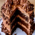 Triple Chocolate Layer Cake