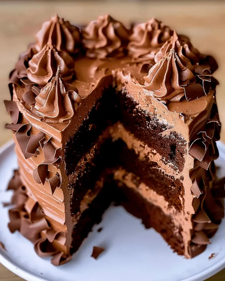 Triple Chocolate Layer Cake