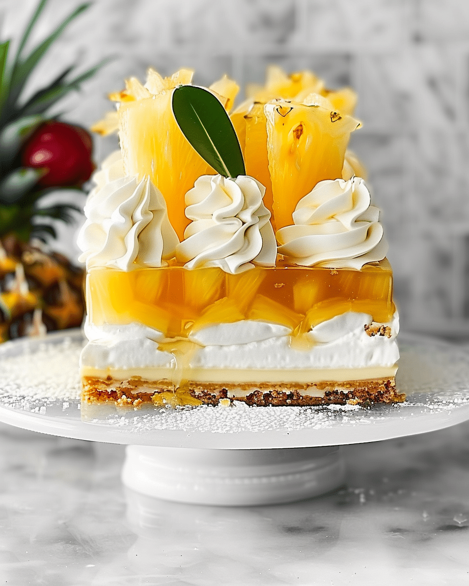 Tropical Pineapple Cheesecake