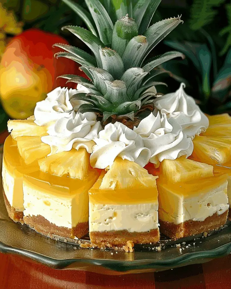 Tropical Pineapple Cheesecake
