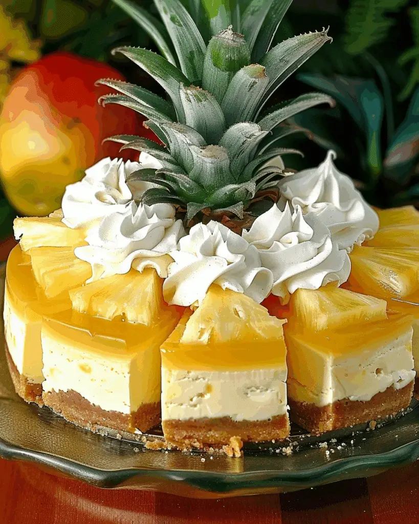 Tropical Pineapple Cheesecake
