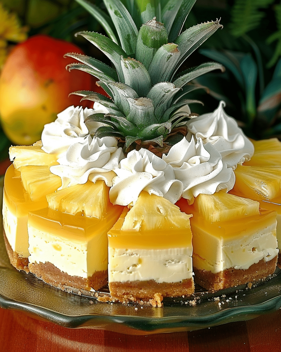 Tropical Pineapple Cheesecake