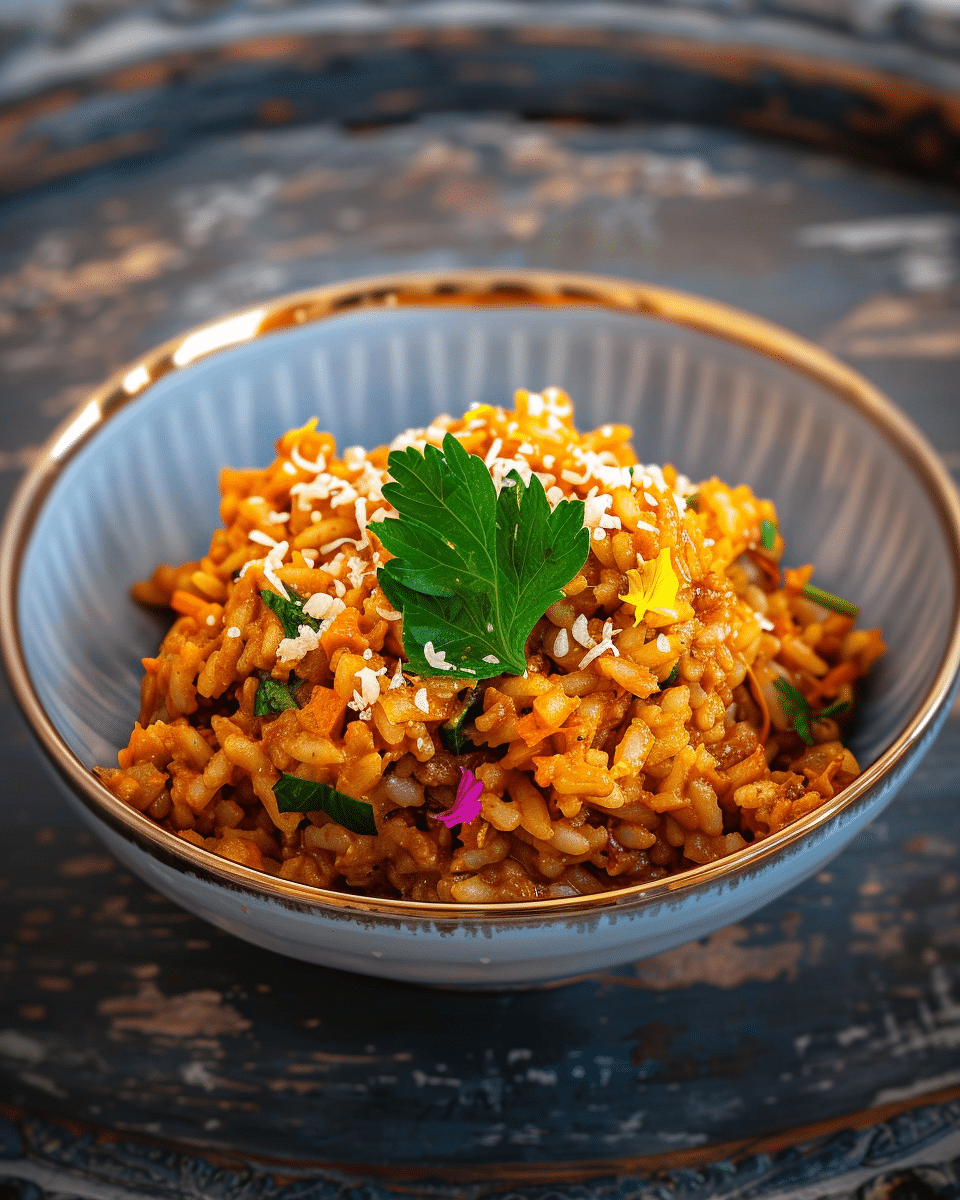 Vegetarian Carrot Risotto
