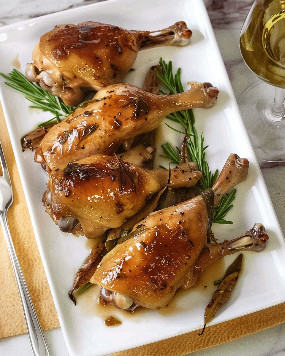Vinegar-and-Garlic-Braised Chicken