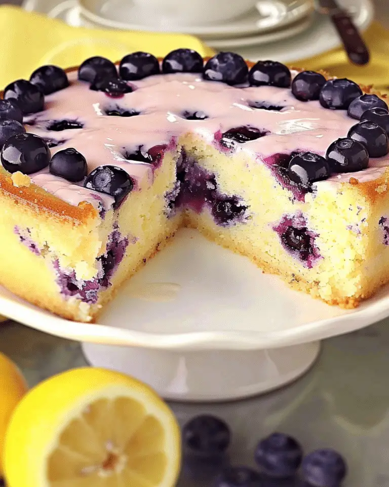 Wild Blueberry Lemonade Butter Cake