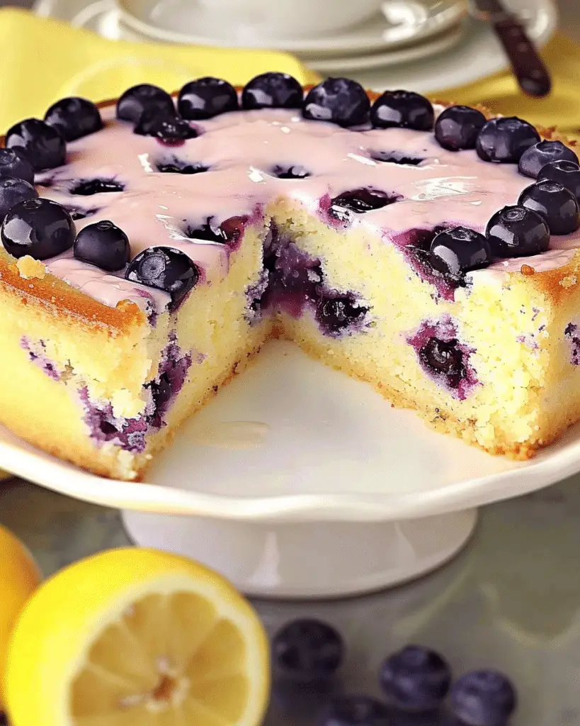 Wild Blueberry Lemonade Butter Cake