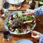 Winter Fattoush and Tamarind-Glazed Short Rib