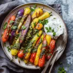 Za’atar Roasted Carrots with Sumac Yogurt Sauce
