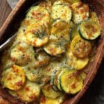 Zucchini and Yellow Squash Au Gratin