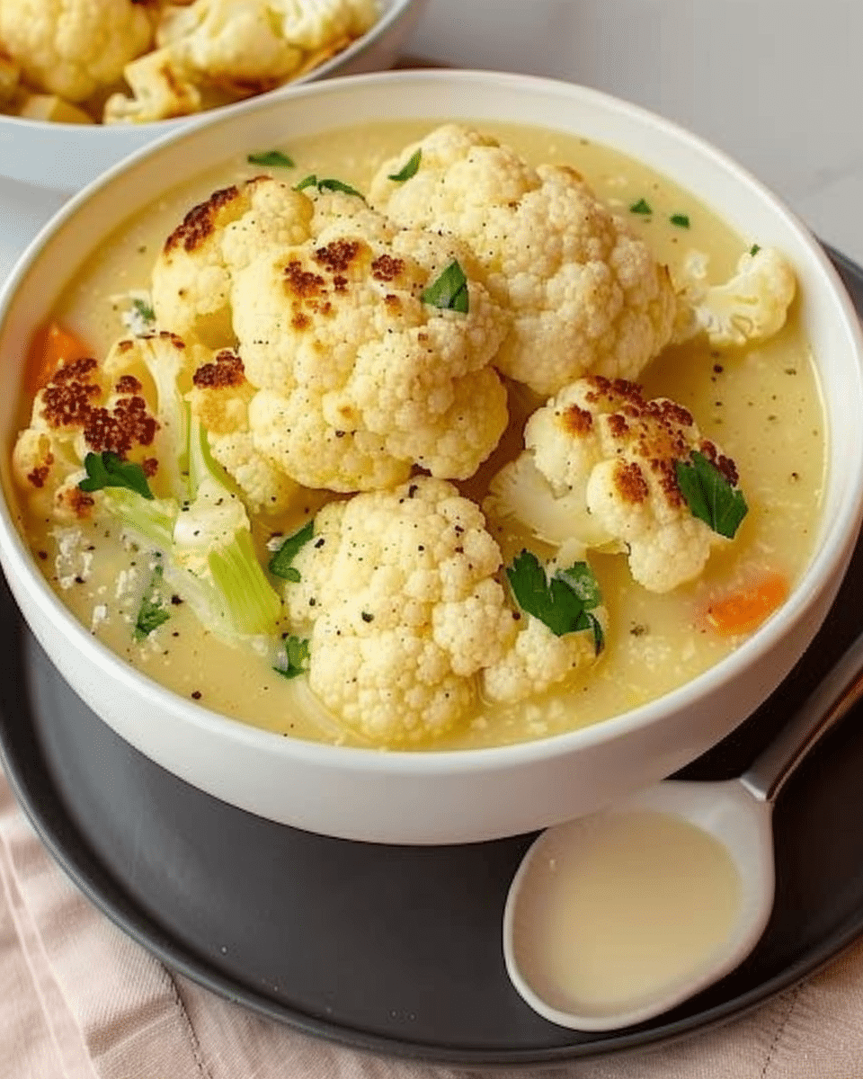 Creamy Cauliflower Vegetable Soup