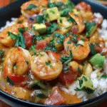 Creamy Chipotle Shrimp Rice Bowl