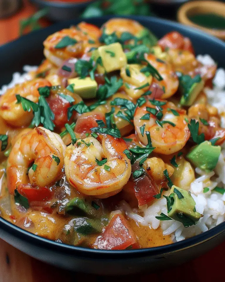 Creamy Chipotle Shrimp Rice Bowl