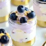 Lemon Blueberry Protein Mousse