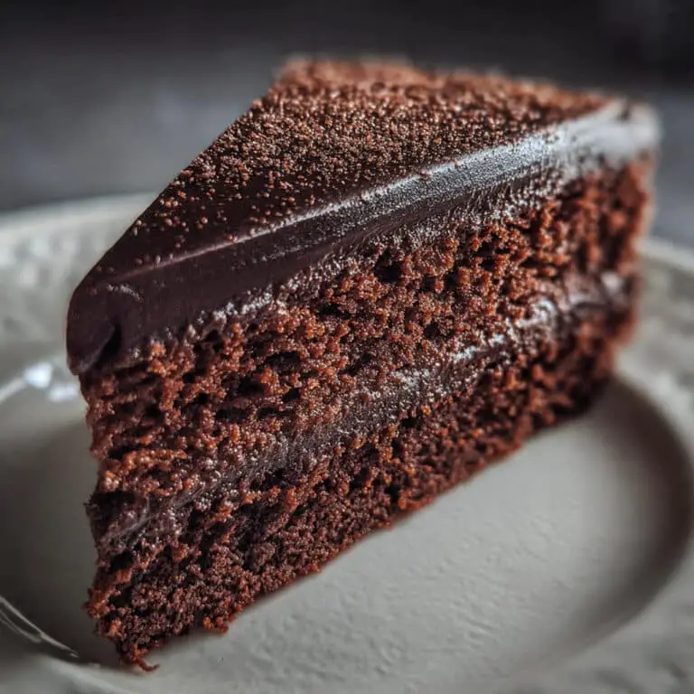 2-Ingredient No-Bake Dark Chocolate Ganache Cake