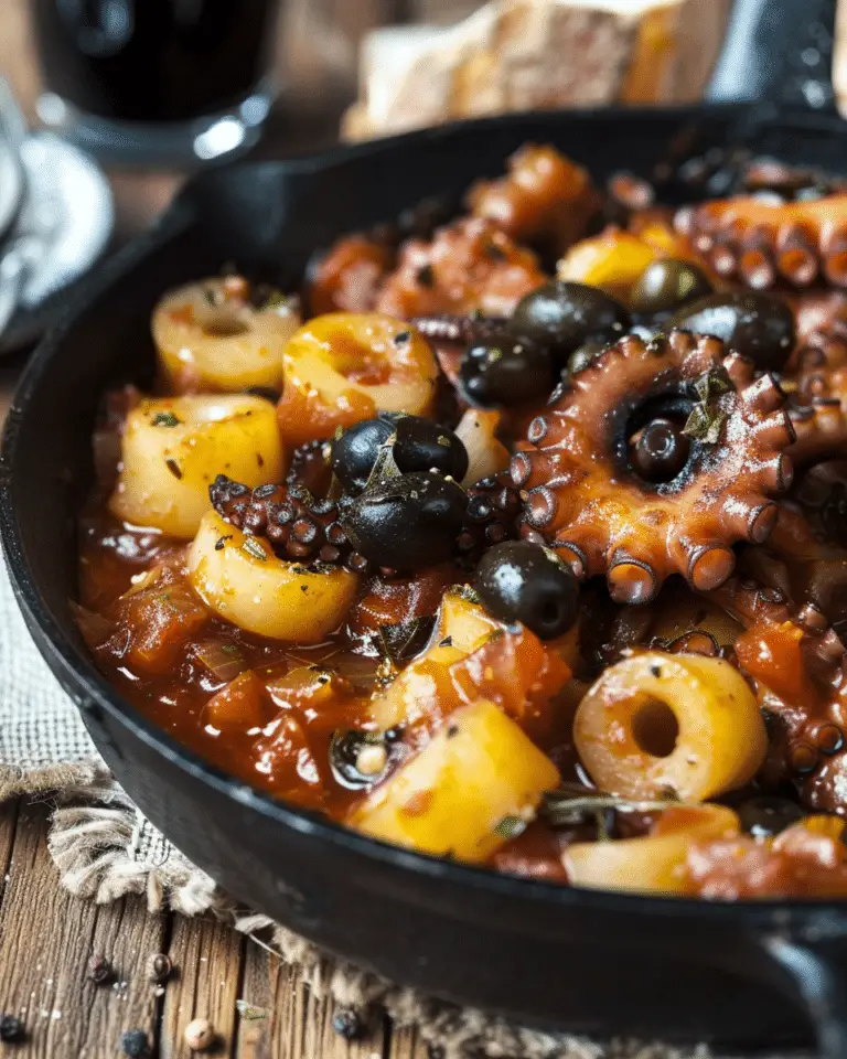 Polpo alla Luciana (Neapolitan Octopus Stew)