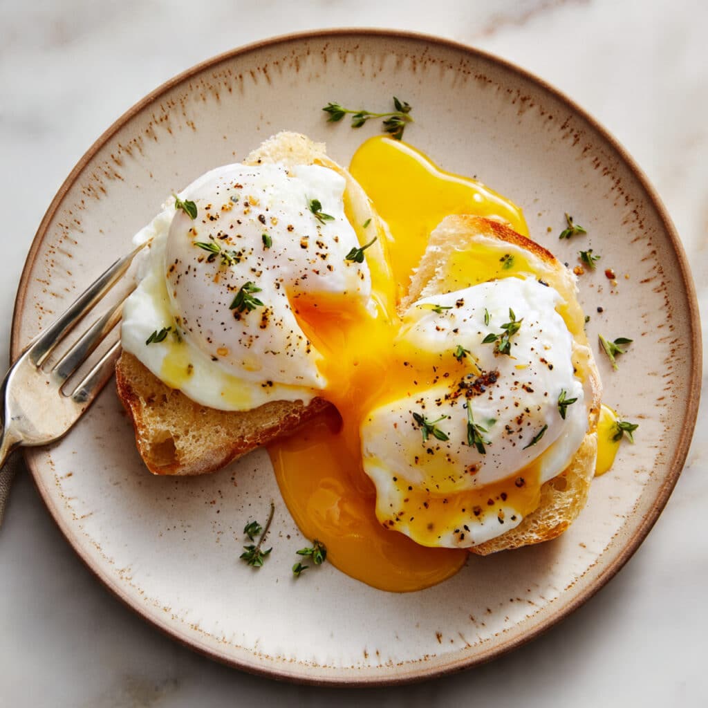 Air Fryer Poached Eggs