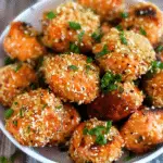 Air Fryer Honey Gochujang Salmon Bites