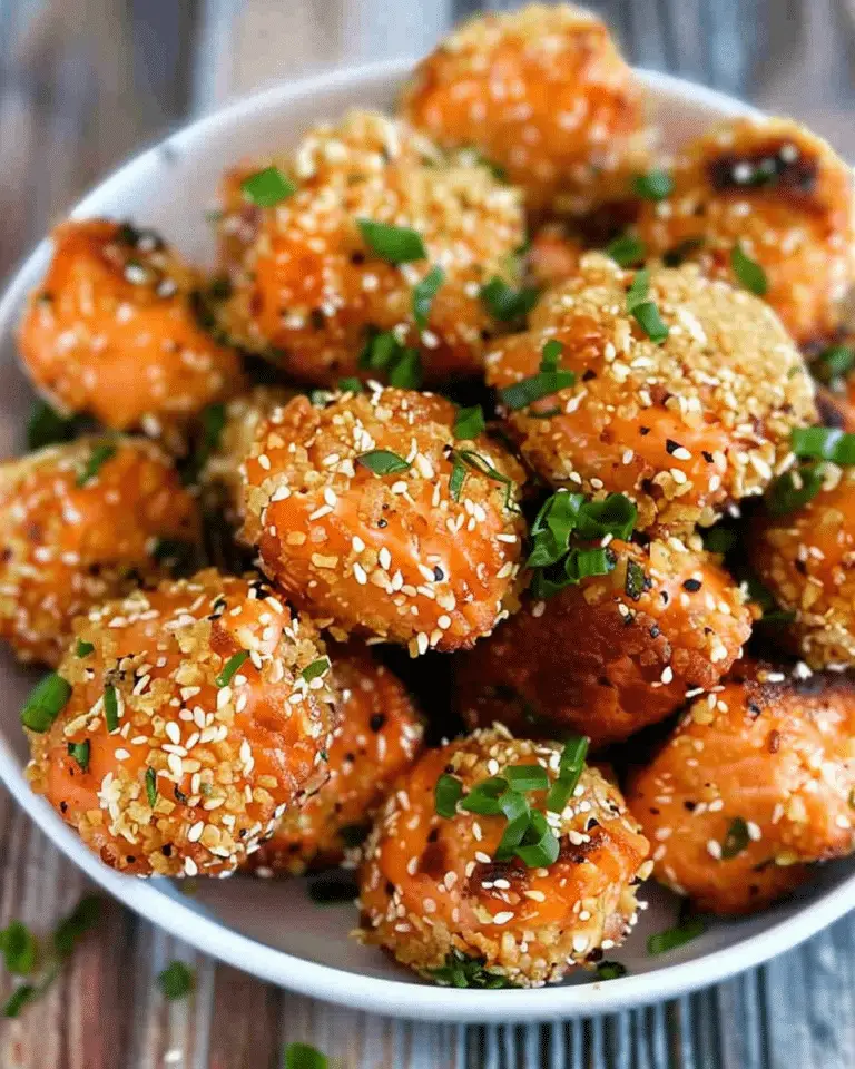 Air Fryer Honey Gochujang Salmon Bites