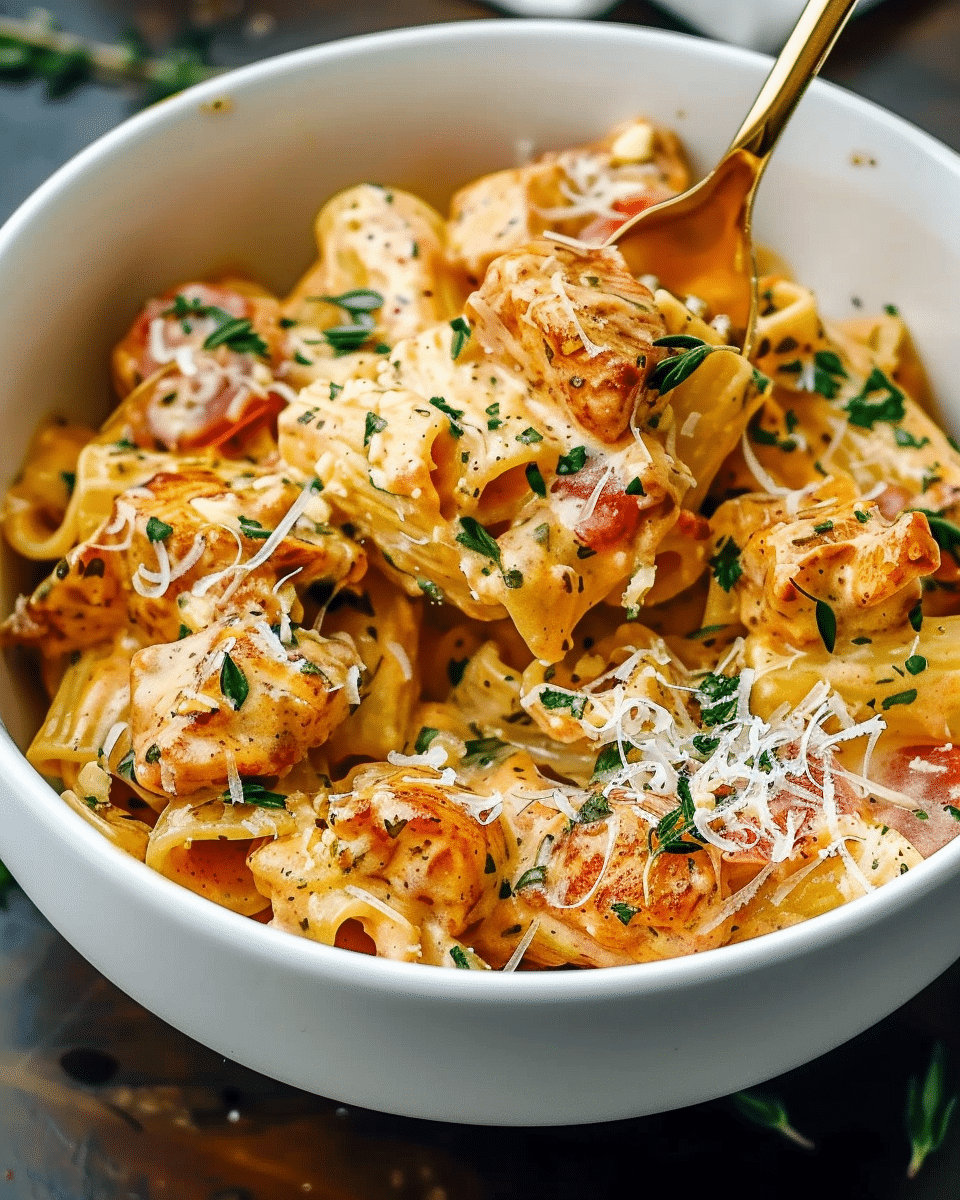 Creamy Tomato Garlic Pasta