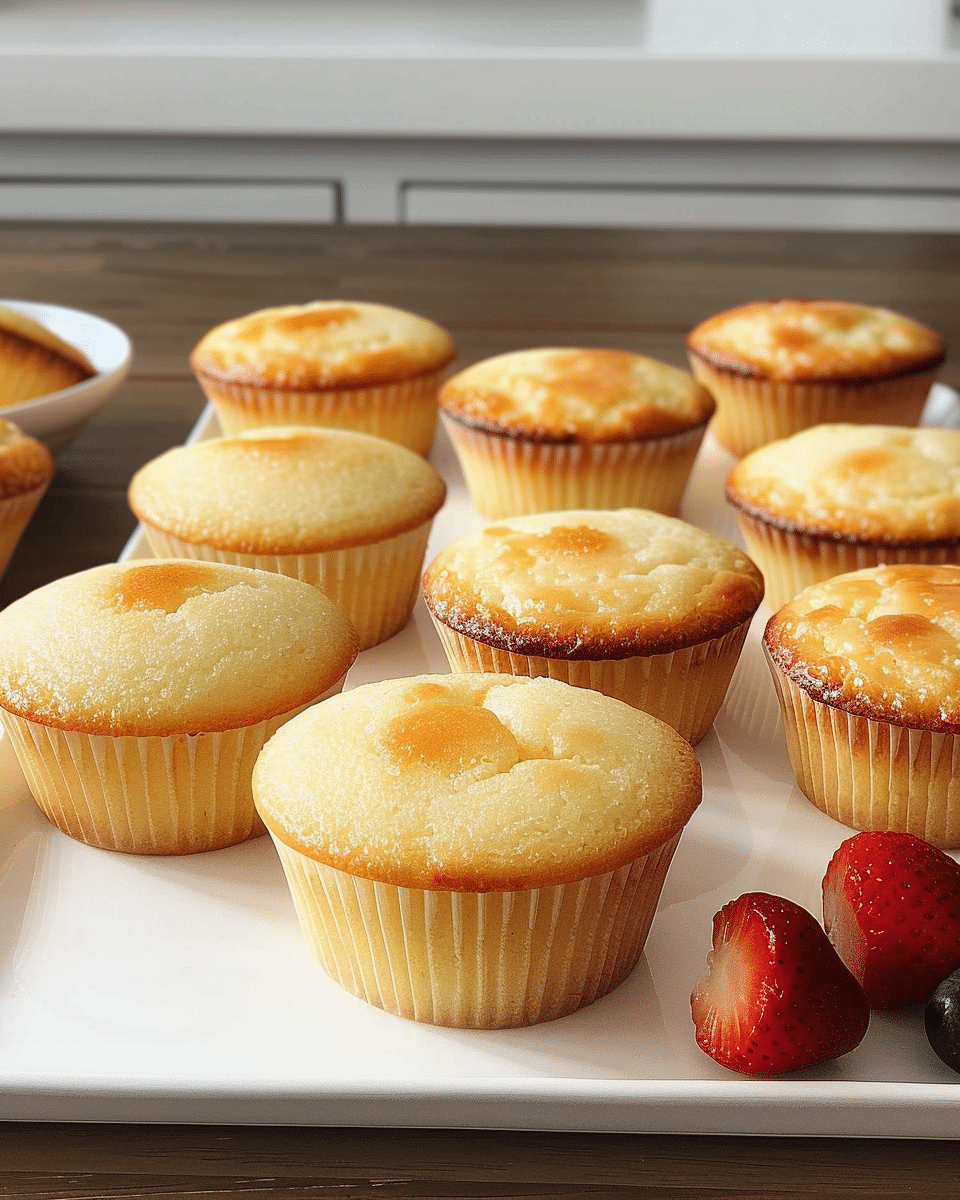 Baked Cheese Cupcakes
