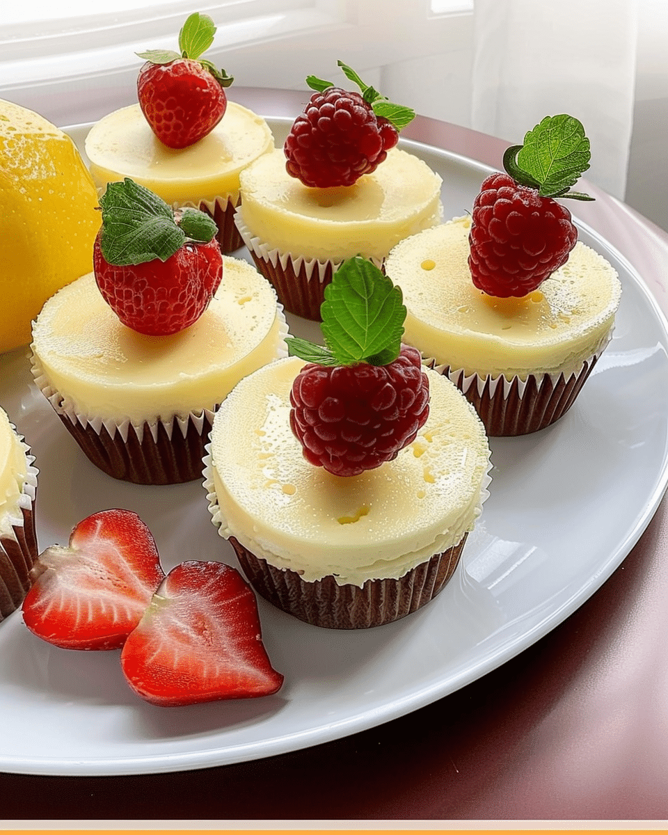 Baked Cheese Cupcakes