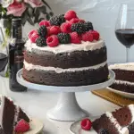 Black Cocoa Cake