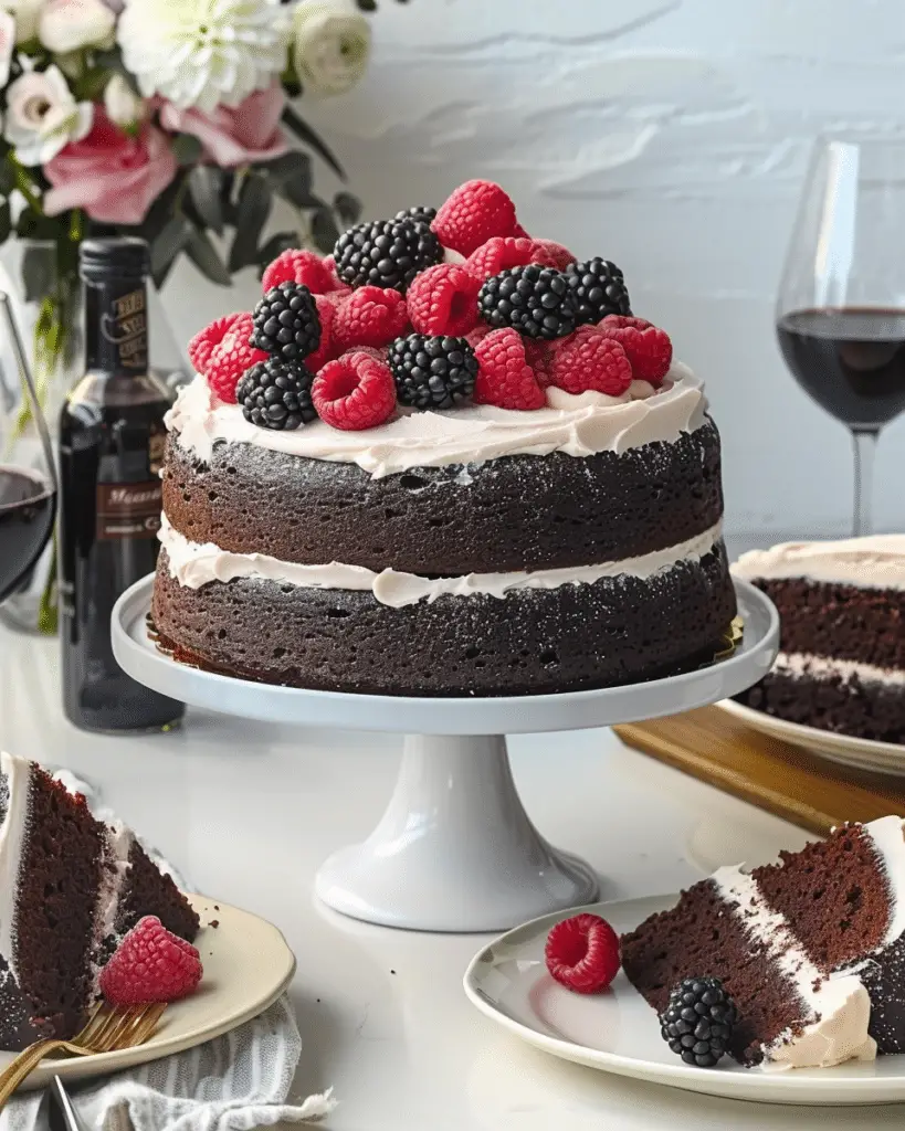 Black Cocoa Cake