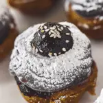 Black Sesame Choux Au Craquelin (Cream Puff)