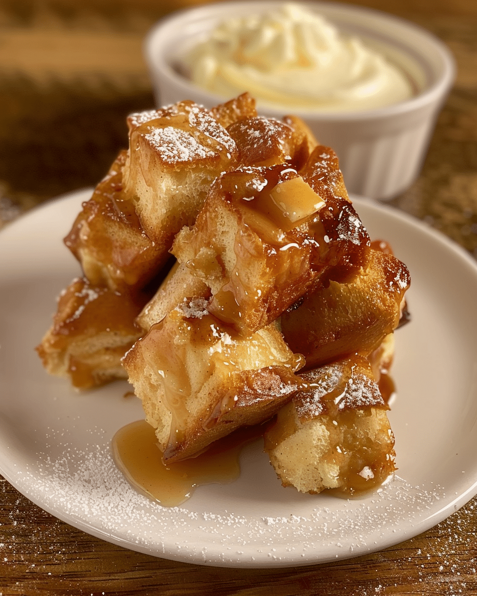 Brown Sugar Sauce Bread Pudding