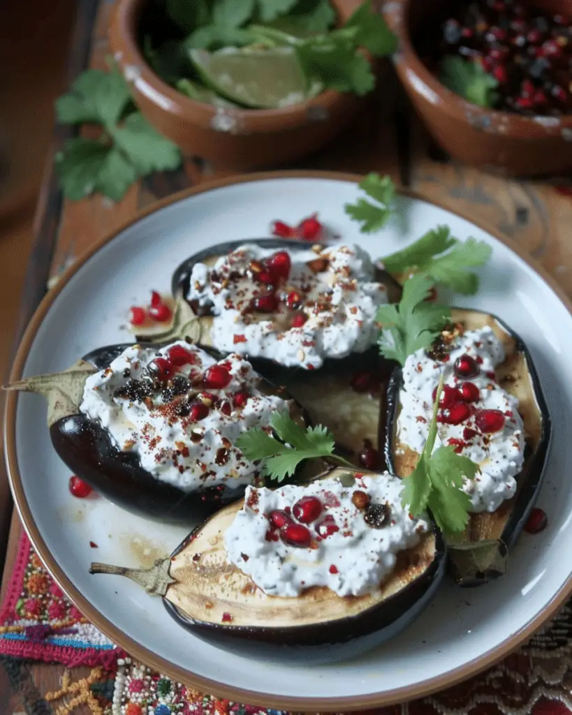 Charred Whole Eggplant A.K.A Eggplant Baladi