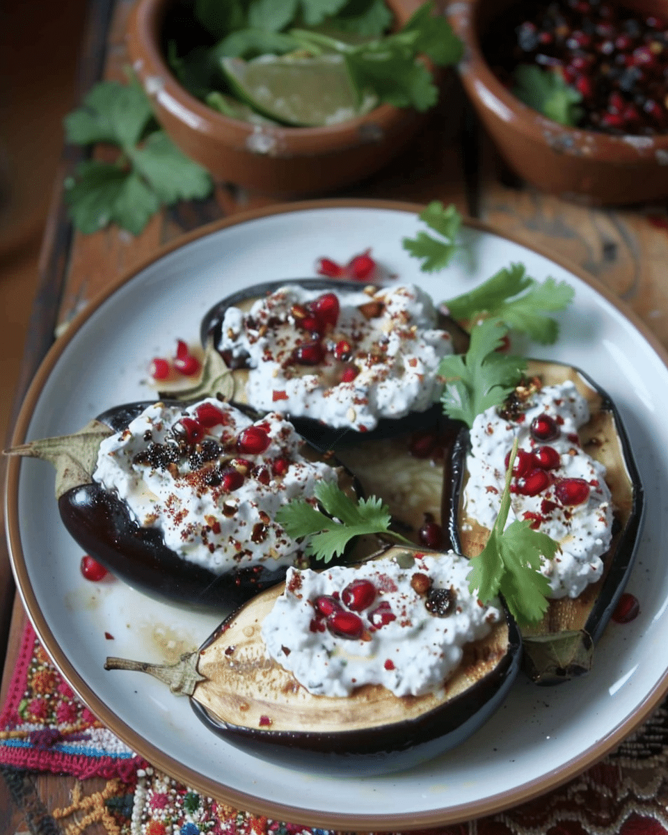 Charred Whole Eggplant A.K.A Eggplant Baladi