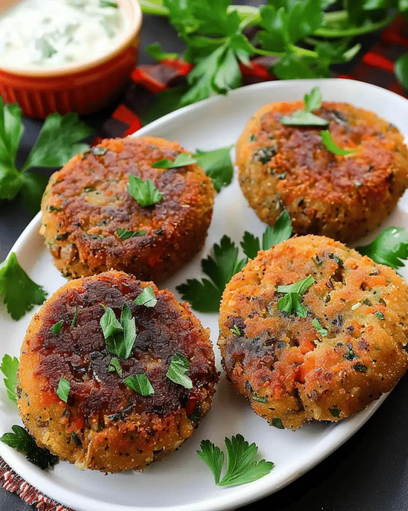 Chickpea Patties (No Breadcrumbs, No Eggs)