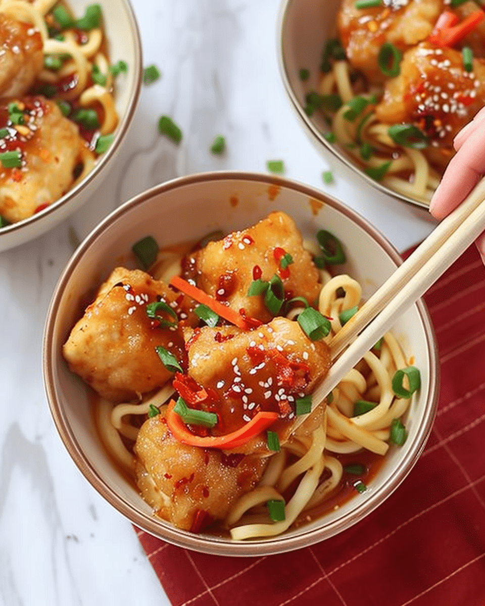 Chili Crunch Tofu Noodle Bowls
