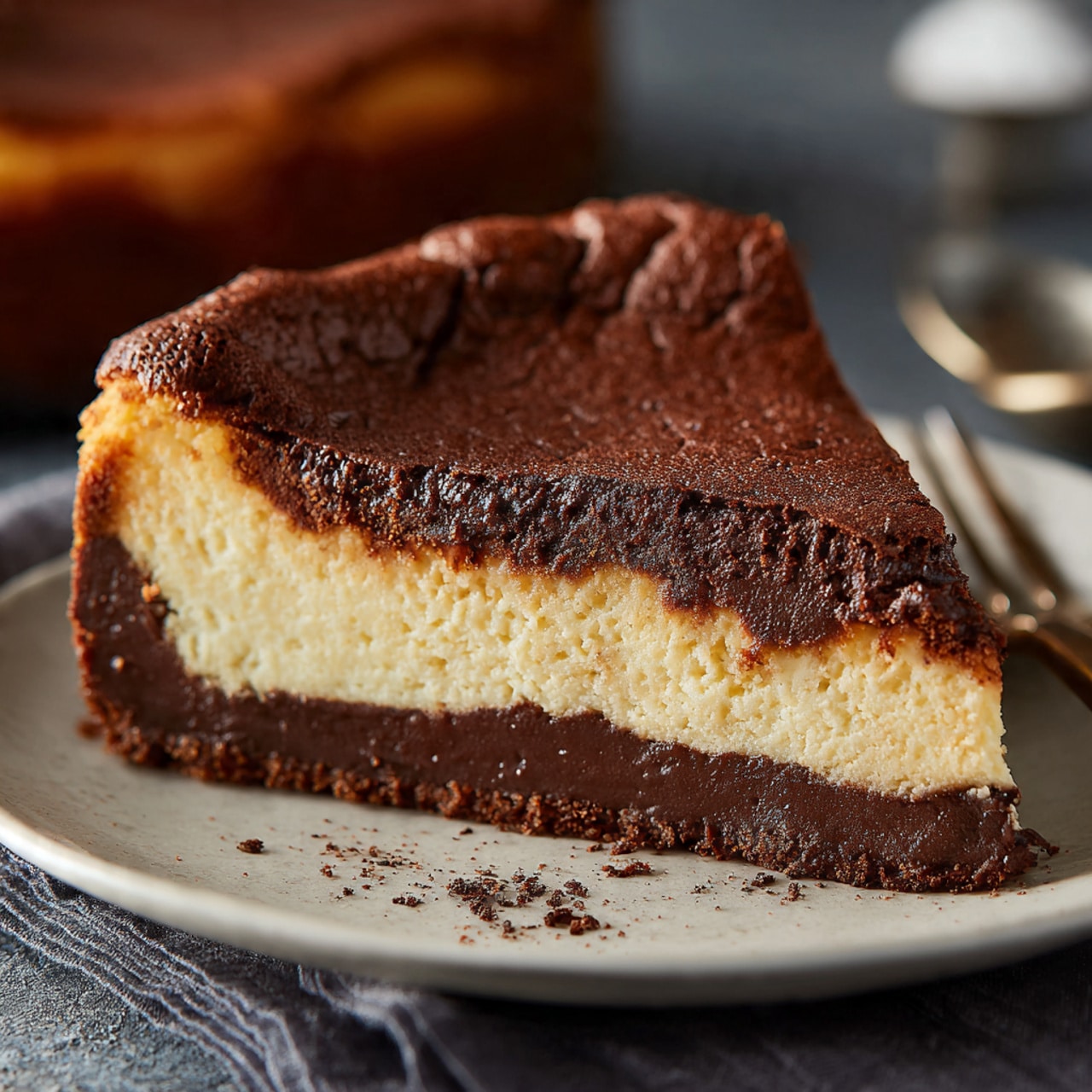 How To Make Chocolate Basque Cheesecake