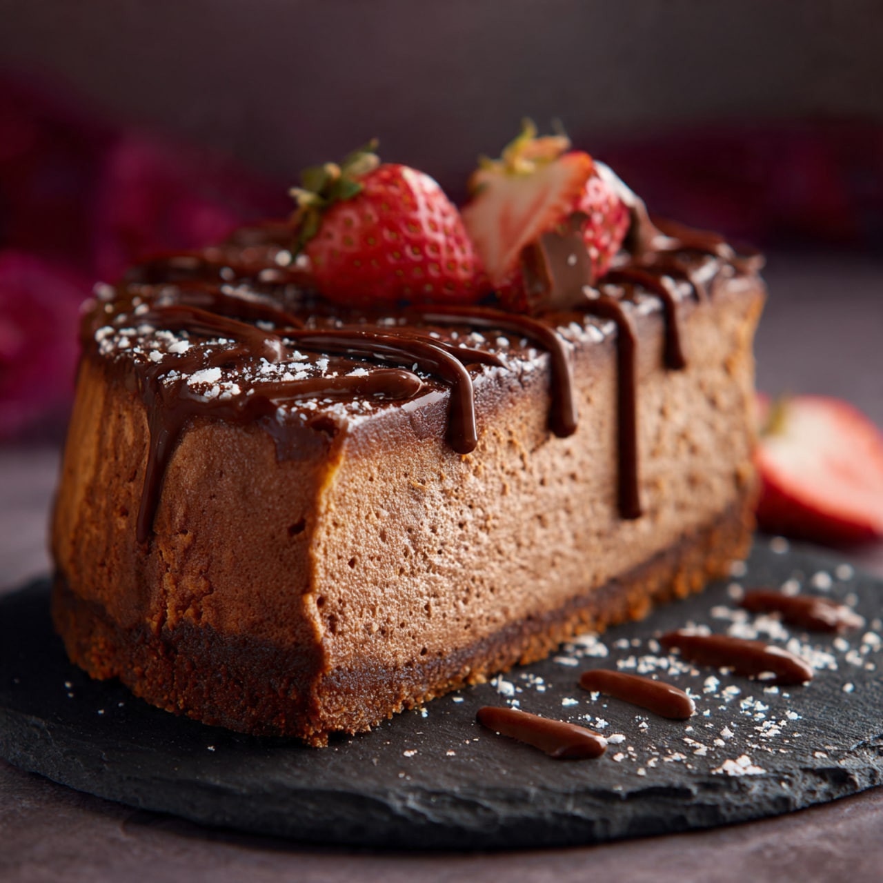 Chocolate Valentine’s Day Cheesecake